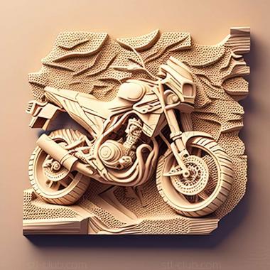 3D модель Yamaha XT660X (STL)